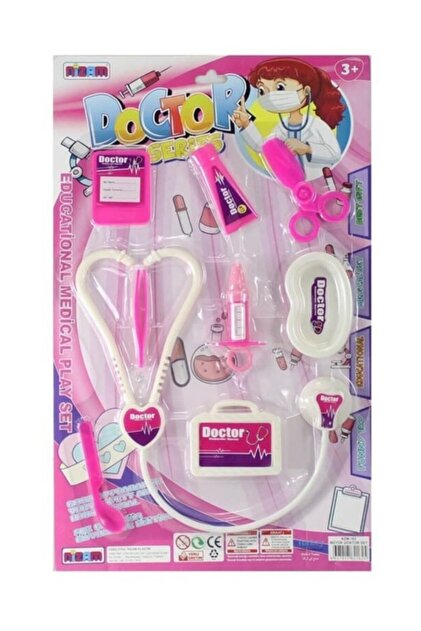 Toy Doctor Set 9 Pieces Girl's Domestic Production