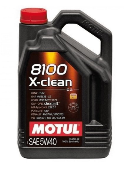 8100 X-clean 5w40 4 Lt %100 Sentetik