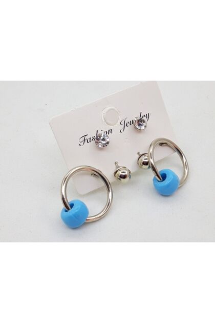 Hoop Earrings with Embellished