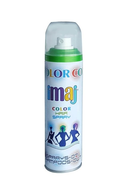 Color Saç Spreyi Yeşil 100 Ml