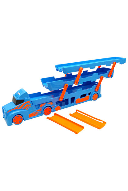 King Toys Yarış Parkurlu Taşıyıcı Tır Mavi 1033 ARABASIZ Mavi