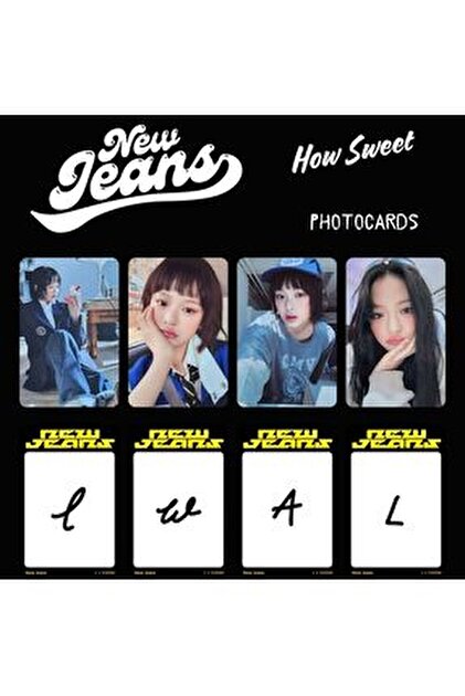 Kpop Dünyasi NEW JEANS '' How Sweet '' MINJI Photocards Set