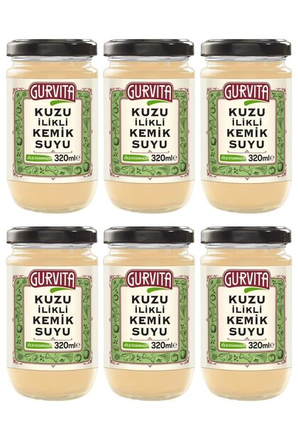 Jöle Kıvamında Kuzu Ilikli Kemik Suyu 320 ml 6' Lı