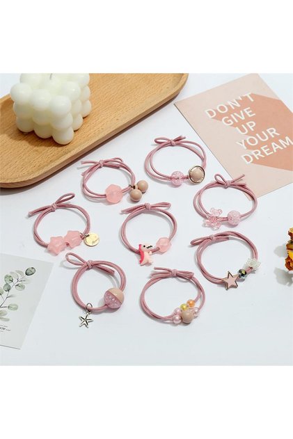 So Much Tulle Pouch 1stClass Double Elastic Cute Rubber Buckle Set 8 Pieces