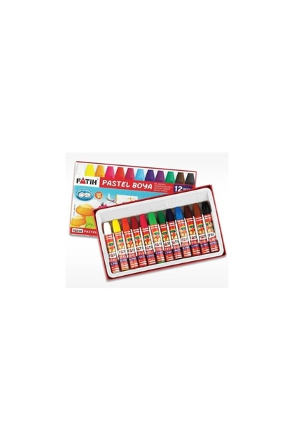 Pastel Crayons, 12 Colors, King Size, New