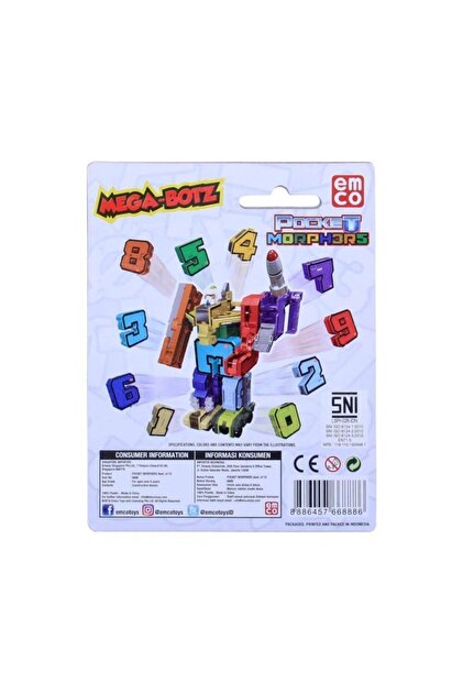 Pocket Morphers Transforming Numbers 5