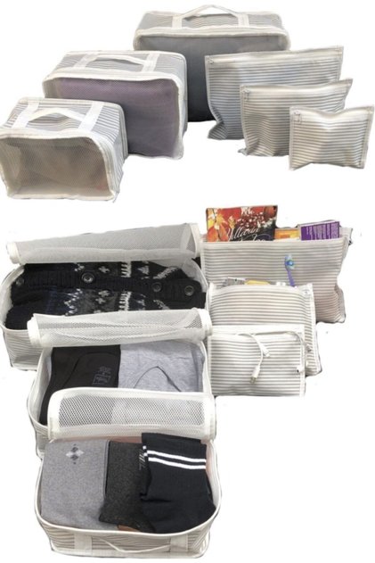 Luggage Organizer 2 Sets of 6 Pieces (12 Pieces)