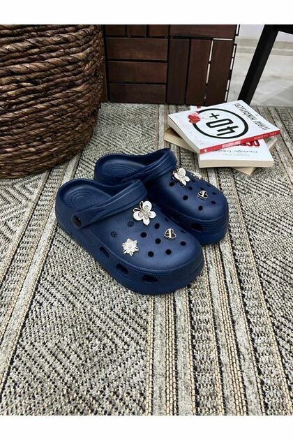 Stylish Design with Stones Kross Model Beach Pool Garden Sea Summer Soft Thick Soled Daily Slippers
