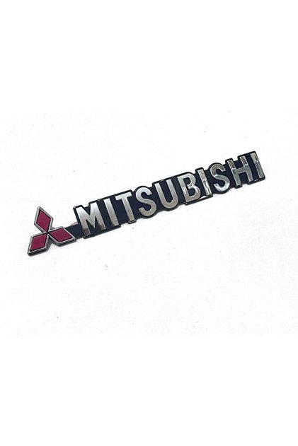 Mitsubishi Abs Krom Bagaj Yazı Arma Logo Car Trunk Lettering