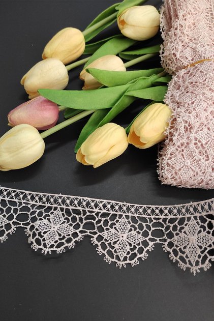 Needlework 9 Meters Machine Work Trim, Writing, Yemeni and Towel Edge, Guipure, Lace, Guipure 9 Meters