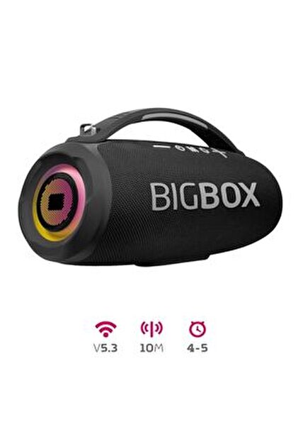 peakaks Bigbox 40W Güç Çift Bass Usb Hafıza Kartı Aux Fm RGB Led