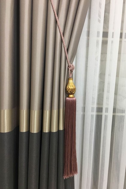 Luxury Background or Tulle Curtain Binding Apparatus Cornişe Takmatik Single Piece