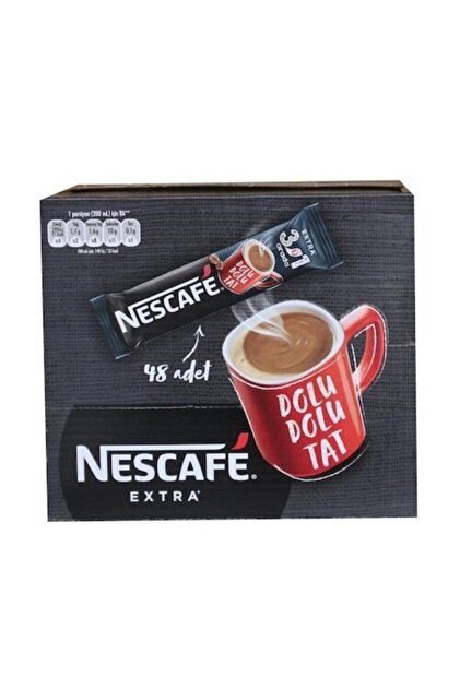 Nescafe 3'ü 1 Arada Extra 48 X 16,5 gr - Fiyatı, Yorumları