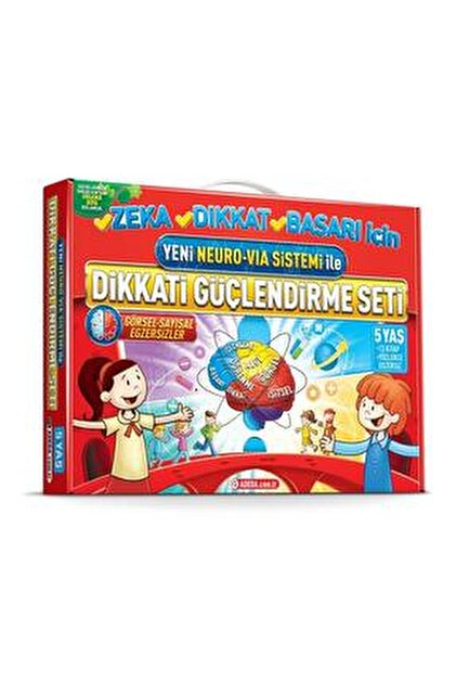 Adeda Yayınları Dikkati Güçlendirme Seti - Yeni Neuro Via Sistemi