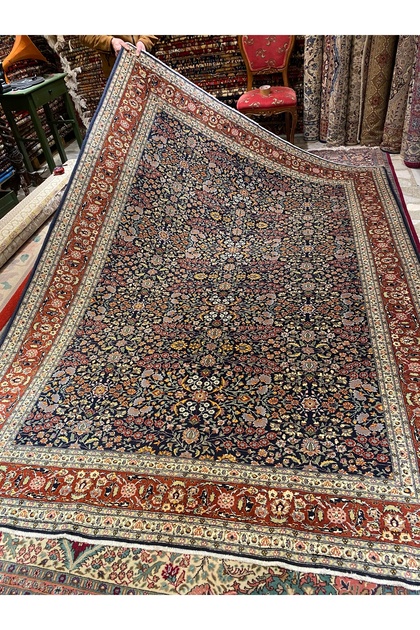 El Dokuma Hereke Halısı Yedi Dağın Çiçeği Model Ebatı 300x200