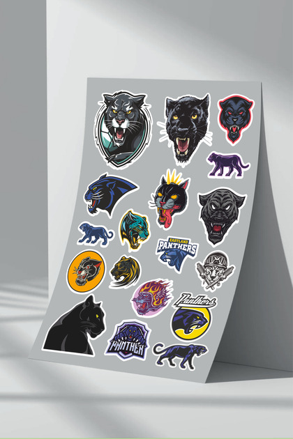 Panther Sticker Set - Pack of 3