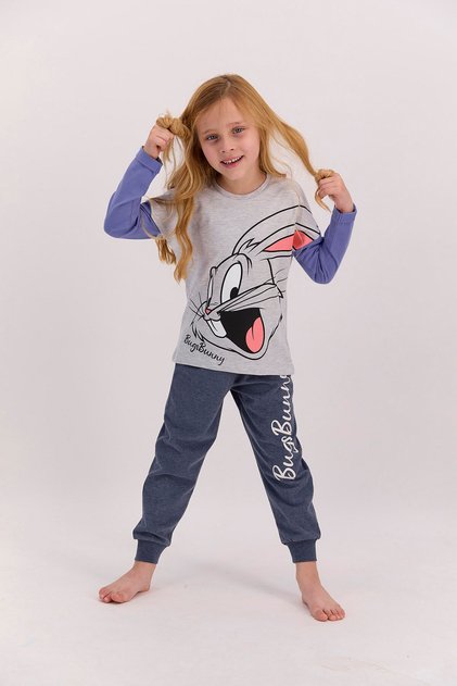 Bugs Bunny Licensed Karmelange Girls Pajama Set
