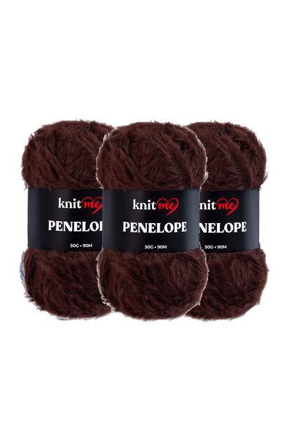 PENELOPE 3-Piece, 50GR, 90M, FUR ROPE