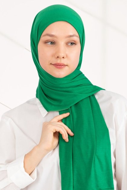 Combed Cotton Shawl Jersey Shawl - Benetton