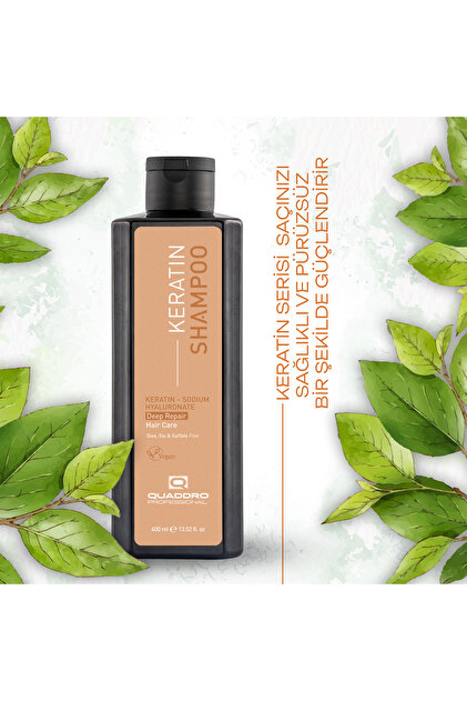 Quaddro Professional QUADDRO Profesyonel Keratin Şampuan 400 ml