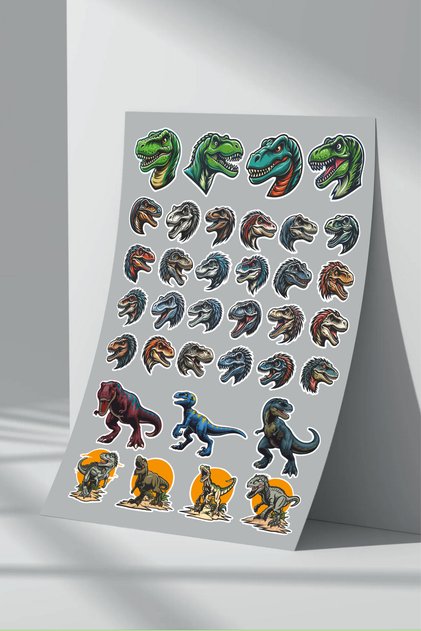 Dinosaur Sticker Set (6)