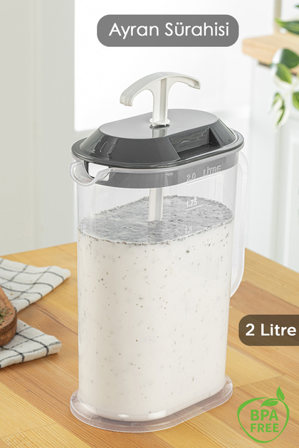 Ayran Sürahisi, Kendinden Çırpmalı Yayık, Ayran Sürahisi Bpa-Free Sürahi
