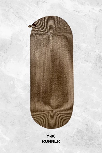 Decorative Snail Jute Woven Runner Placemat-Runner Wicker