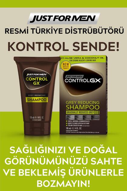 Just For Men Control GX Saç Gri Azaltıcı Şampuan 3'lü Set - Fiyatı