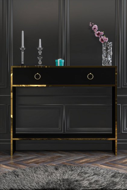 Esmeralda Dresuar Siyah Gold