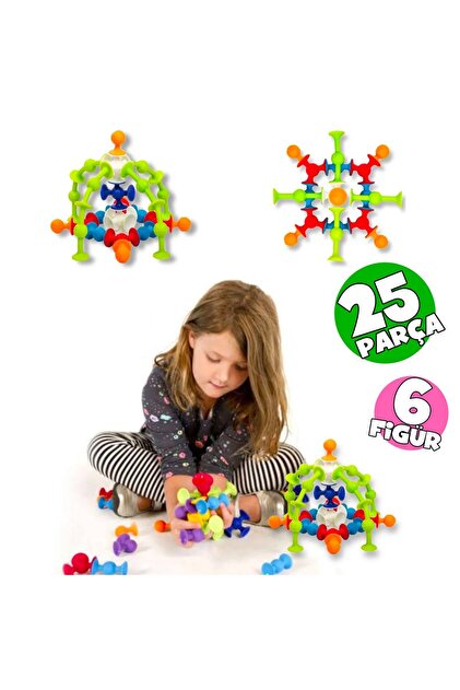 ThinkMaster Vakum Molekül 25 Parça Yapı Taşları Fidget Duyusal