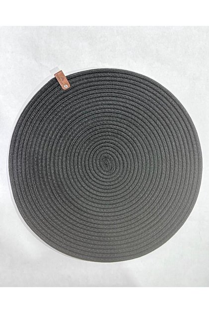 Decorative Jute Woven Placemat Black