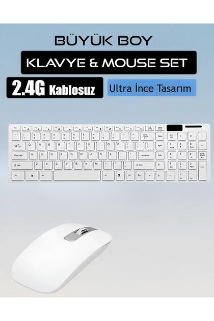 nextbuy Klavye & Mouse Seti Ultra İnce Sessiz Tasarım 2.4gHz Tak