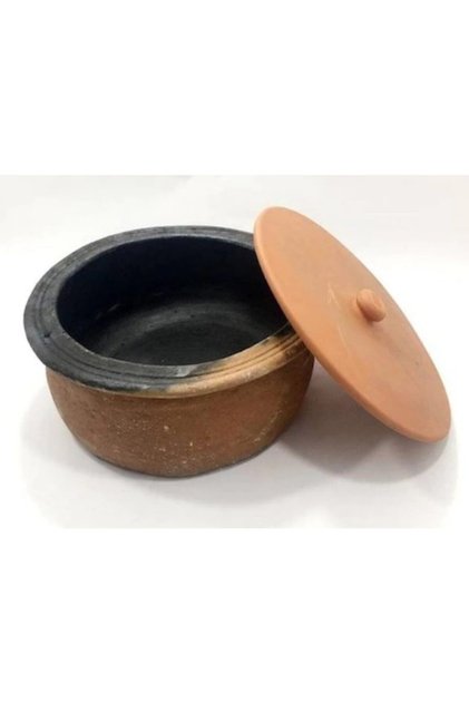 Soil Casserole Cooker Jumbo Baked 27.5cm Diameter 13 Cm Height 8-10 Person Handmade