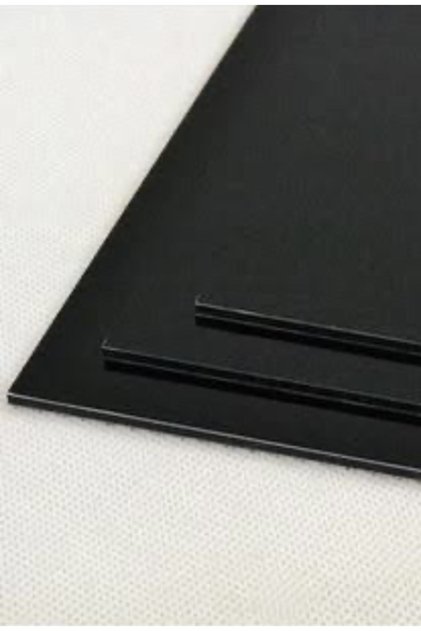 4 MM SİYAH ALÜMİNYUM KOMPOZİT PANEL LEVHA 30 X 40