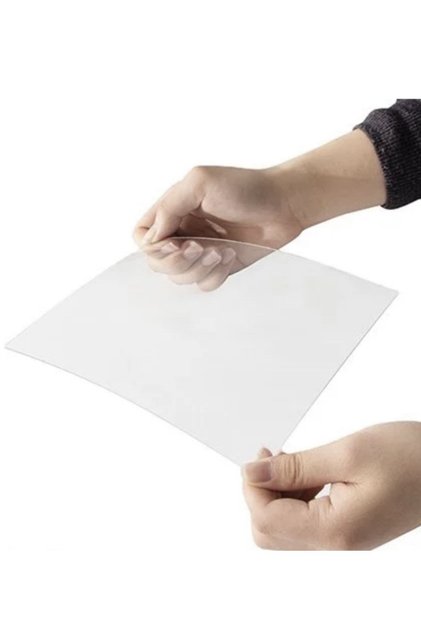 0.80 Mm Transparent Pet-g Sheet 30x42 A3 Double Sided Gelatinized