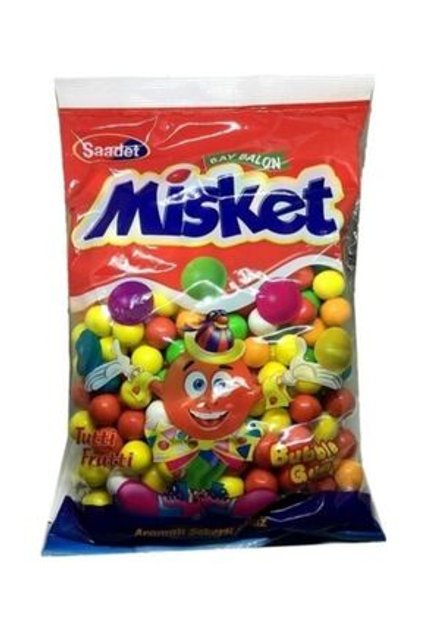 Tutti Frutti Aromalı Misket Sakız / Otomat Sakızı 1 Kg (200 ADET)