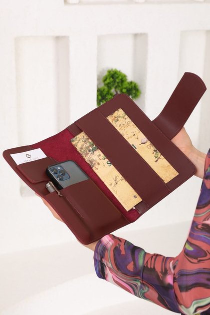 Kitap Defter Telefon Organizer / Kitap Çantası / Kitap Kılıfı / Stil Sahibi Okuma Çantaları