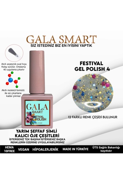 FESTİVAL KALICI OJE 10 ml NO:F-4