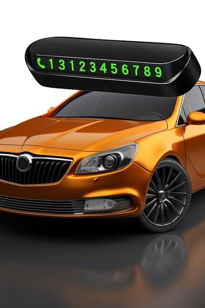 Parktel زجاج السيارات لوقوف السيارات رقم الهاتف رقم العداد داخل الزجاج مع هيغليغتر