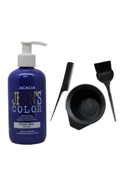 Jeans Color Saç Boyası Mavi Rüya 250 Ml Ve Saç Boya Kabı Seti