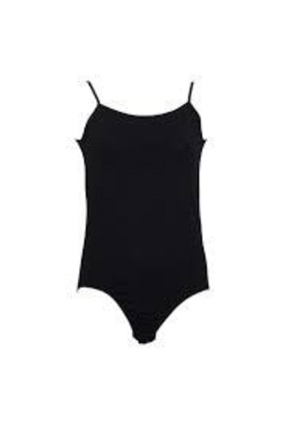 Seher Women's Black Rope Strap Lycra Body with Hooks and Snaps