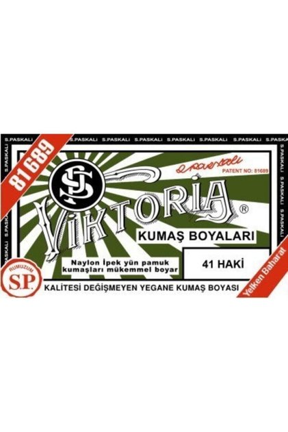 Kumaş Boyası Haki 2pk+fiske Sabitleme 1pk