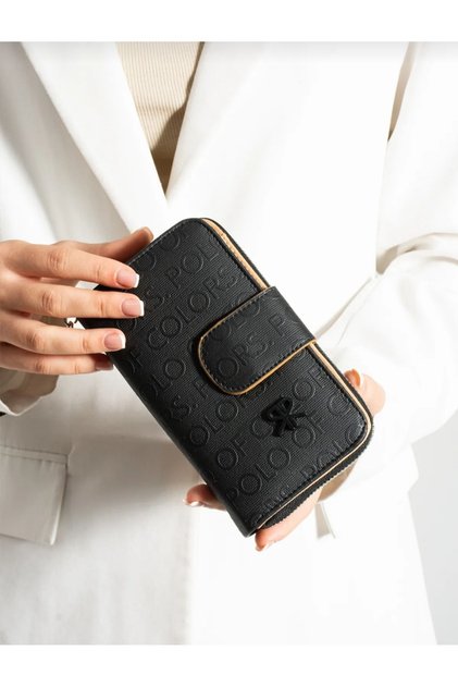 Women's Wallet with Coin and Card Compartments
