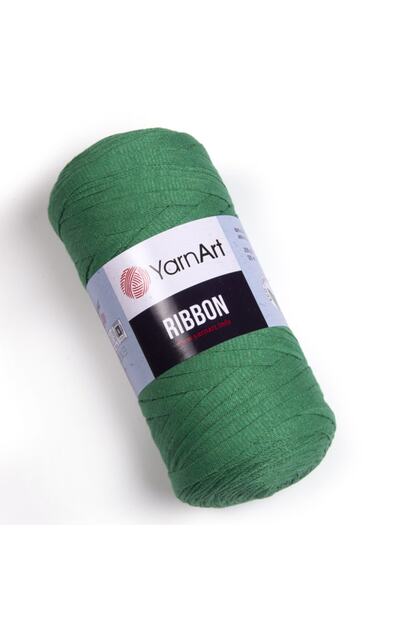 Ribbon - Accessory Hand Knitting Yarn Green-759