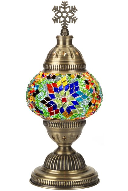 Authentic Ethnic Colorful Mosaic Boho Turkish Desktop Lamp Table Lamp Lampshade