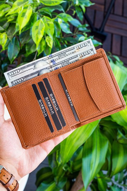 Dallas Genuine Leather Men's Wallet with Coin Compartment