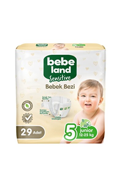 Bebeland Sensitive Bebek Bezi Junior 5 Numara 29 Adet - Fiyatı