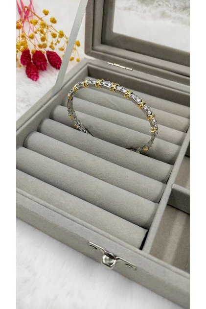 XoX model gold detaylı çelik kelepçe