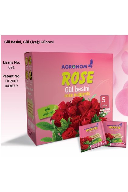 Gül Besin, Gül Coşturan, Gül gübresi, vitamini-Uygun Fiyat(5 PAKET)