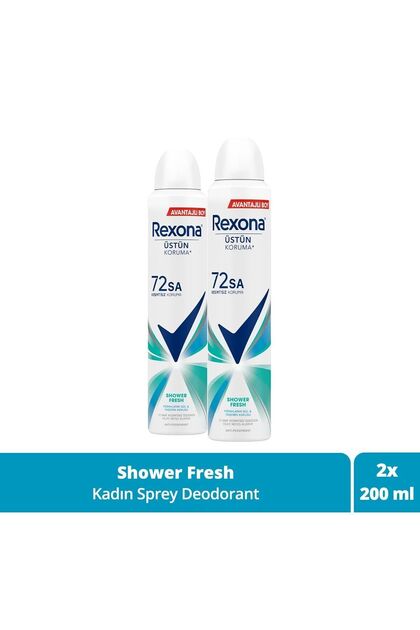 Rexona Kadın Sprey Deodorant Shower Fresh 72 Saat Kesintisiz Üstün